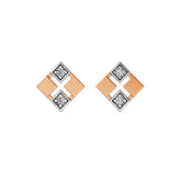 Geometric Glamour Lab Grown Diamond Studs