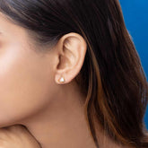 Edgy Spark Diamond Studs