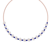 Shimmering Halo Diamond Necklace