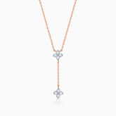 Dangling Amorette Diamond Lariat chain pendant