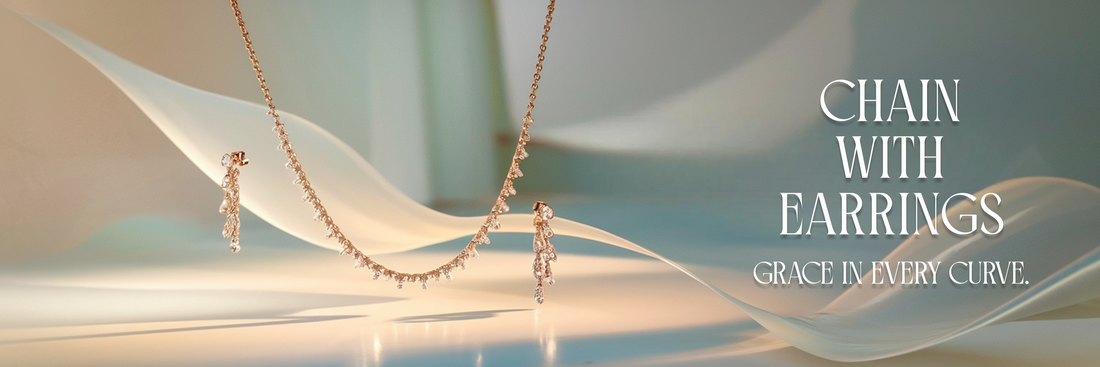 Chain with earrings