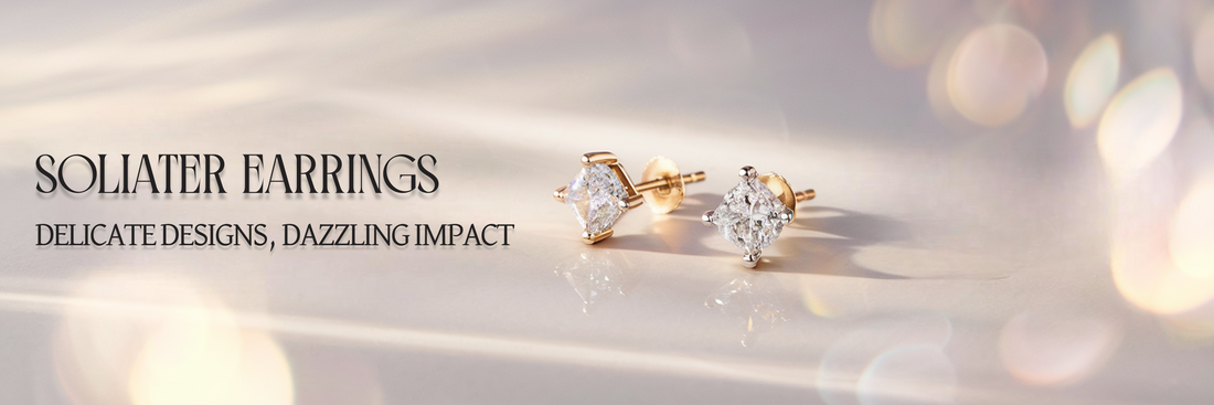 solitaire earrings