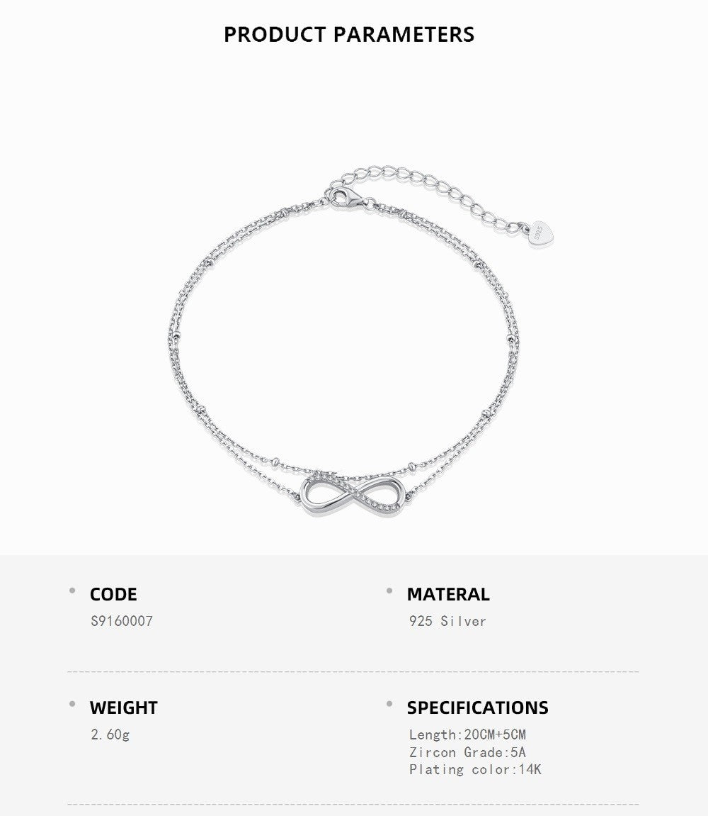 Infinity Charm Anklet