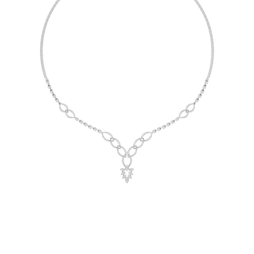 Opal Serenity Diamond Necklace