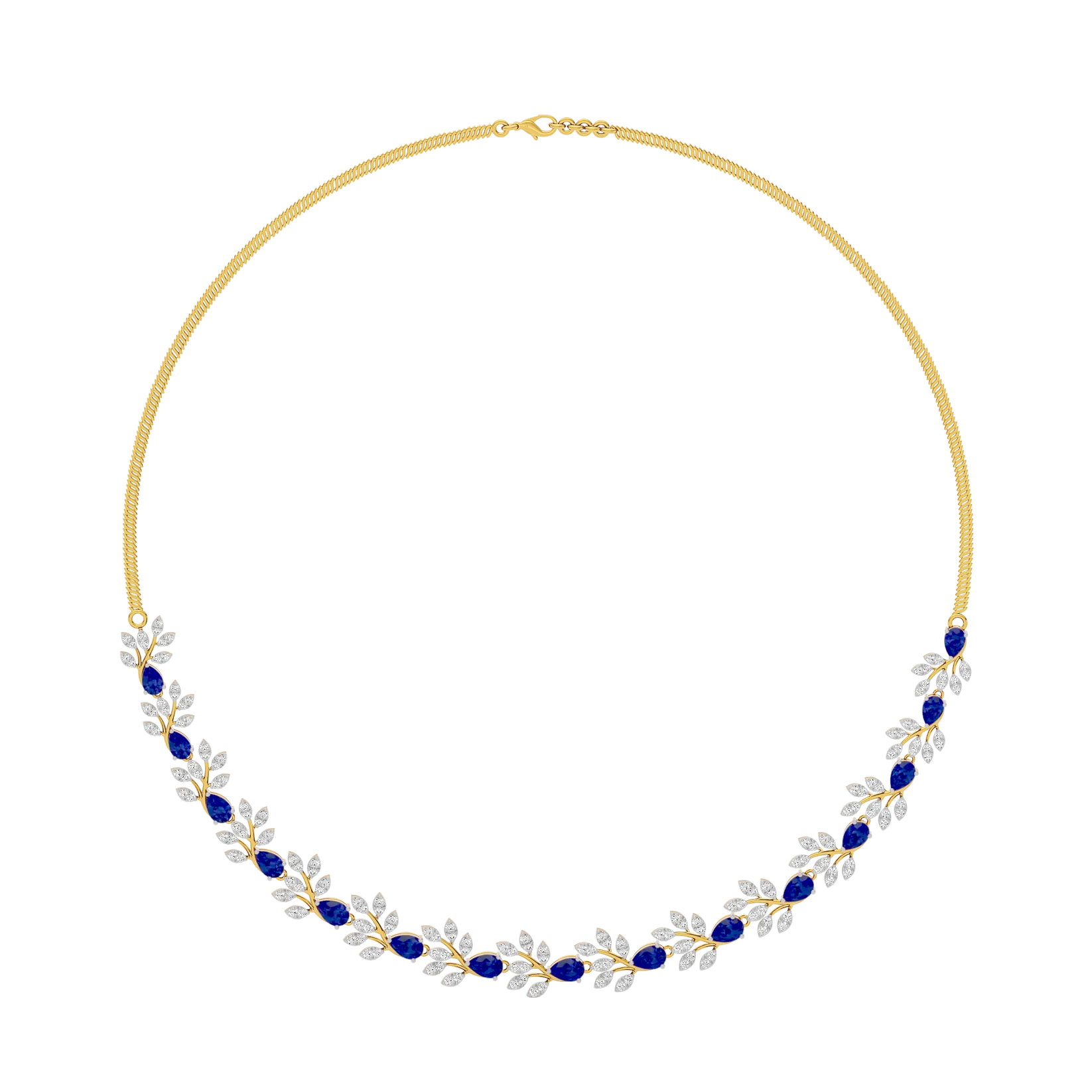 Shimmering Halo Diamond Necklace - Main Image