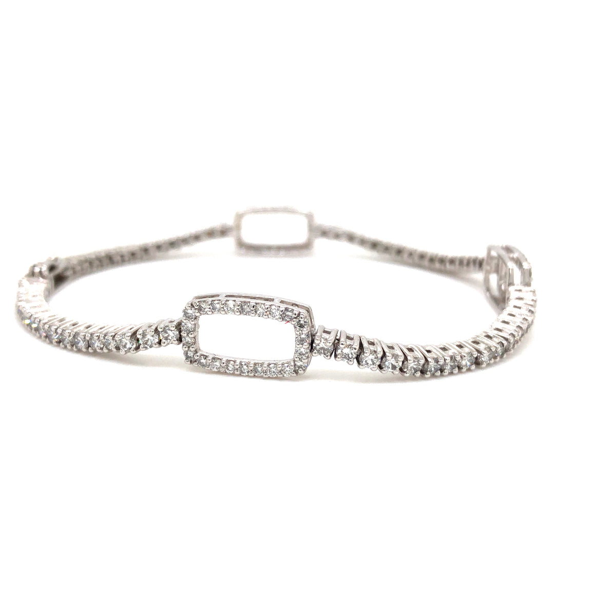 Emerald Blossom Diamond Bracelet