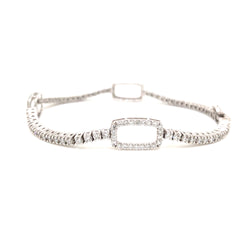 Emerald Blossom Diamond Bracelet