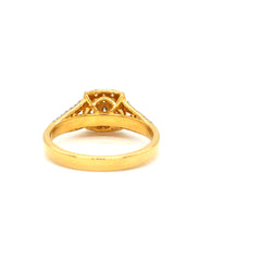 Regal Crown Dual-Tone Diamond Ring