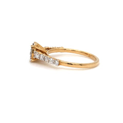 Petal Spark Diamond Ring