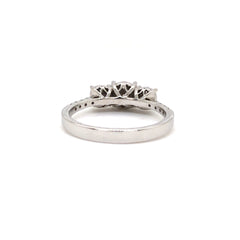Timeless Trilogy Diamond Ring in White Gold