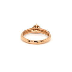 Crown Glow Cluster Ring with Split Shank