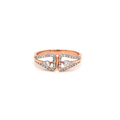 Twin Teardrop Harmony Ring