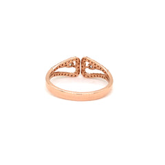 Twin Teardrop Harmony Ring