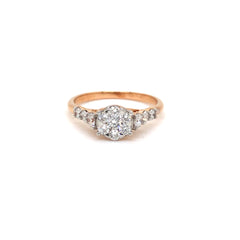 Timeless Radiance Cluster Ring