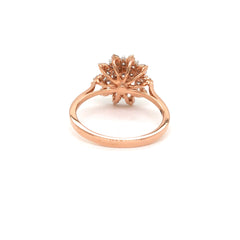 Sunburst Spark Diamond Ring