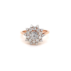 Sunburst Spark Diamond Ring