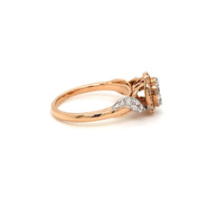 Eternal Grace Rose Gold Halo Ring