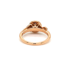 Eternal Grace Rose Gold Halo Ring