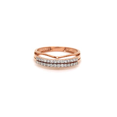 Twilight Twin Band Ring