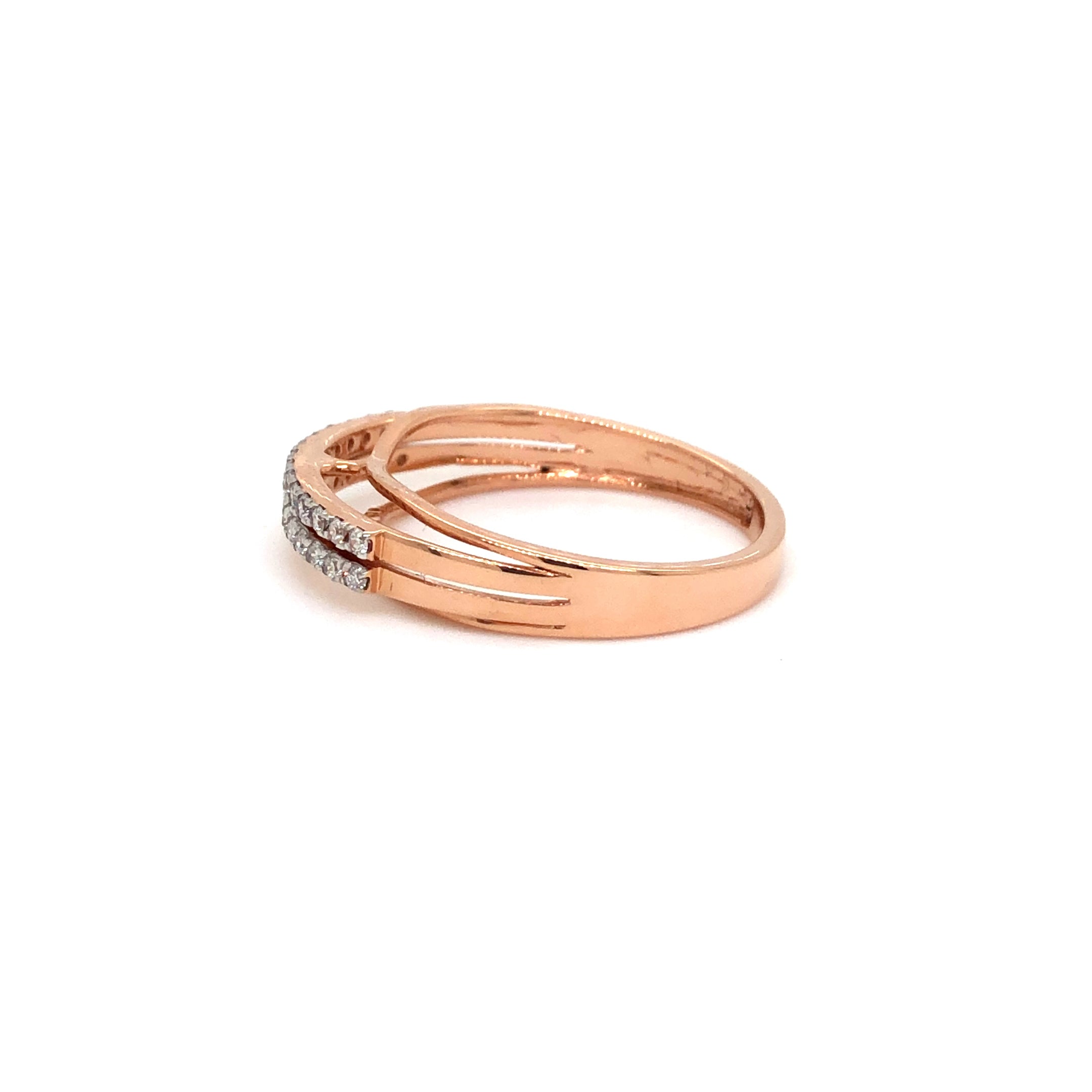 Twilight Twin Band Ring