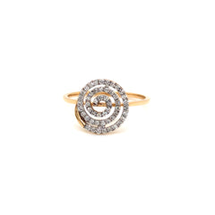 Infinity Spiral Diamond Ring