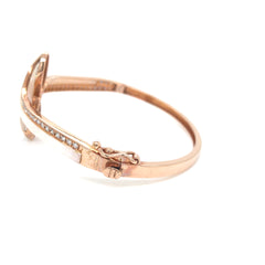 Twilight Curve Diamond Bangle Bracelet