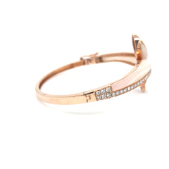 Twilight Curve Diamond Bangle Bracelet