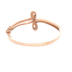 Twilight Curve Diamond Bangle Bracelet