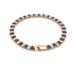 Ebony Radiance Diamond Bracelet
