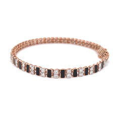 Ebony Radiance Diamond Bracelet