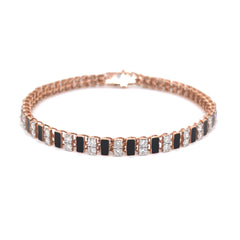 Ebony Radiance Diamond Bracelet