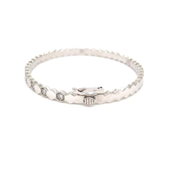 Hexa Shine Diamond Bangle Bracelet