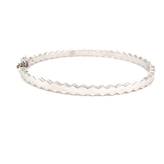 Hexa Shine Diamond Bangle Bracelet