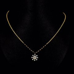 Gold Radiant Aura Lab Grown Diamond Mangalsutra