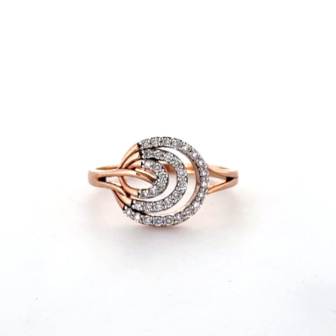 Twilight Radiance Circle Lab Grown Diamond Ring
