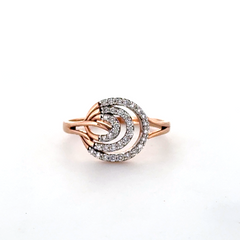 Twilight Radiance Circle Lab Grown Diamond Ring