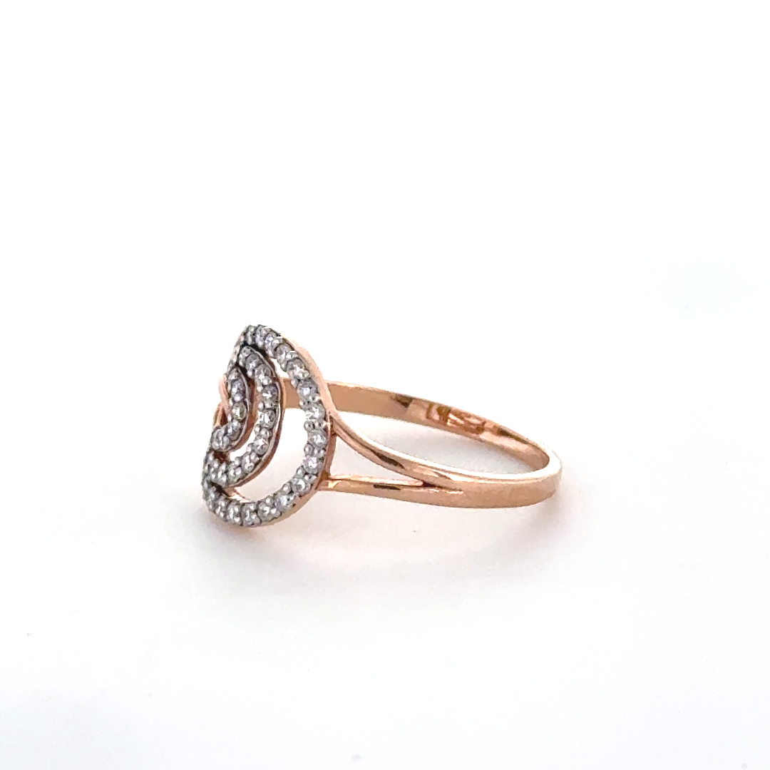 Twilight Radiance Circle Lab Grown Diamond Ring