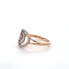 Twilight Radiance Circle Lab Grown Diamond Ring