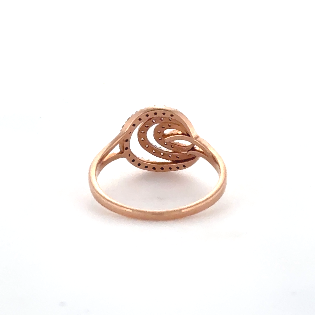Twilight Radiance Circle Lab Grown Diamond Ring