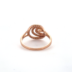 Twilight Radiance Circle Lab Grown Diamond Ring