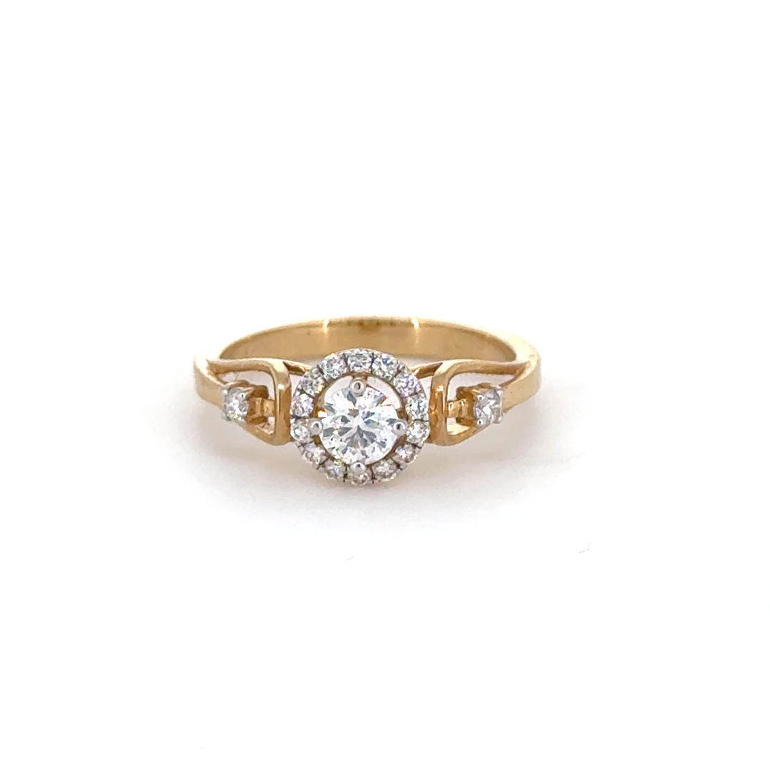 Regal Link Sparkle Lab Grown Diamond Ring