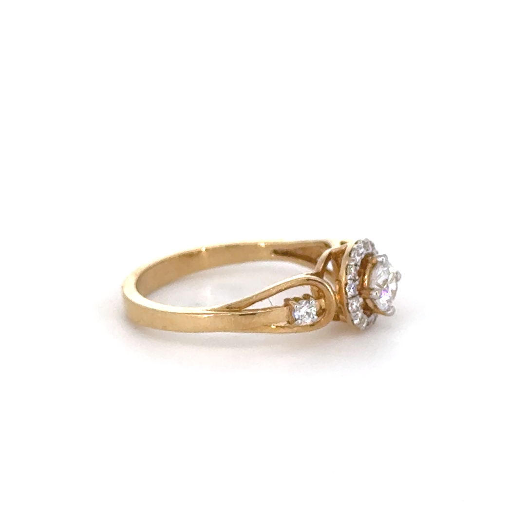Regal Link Sparkle Lab Grown Diamond Ring