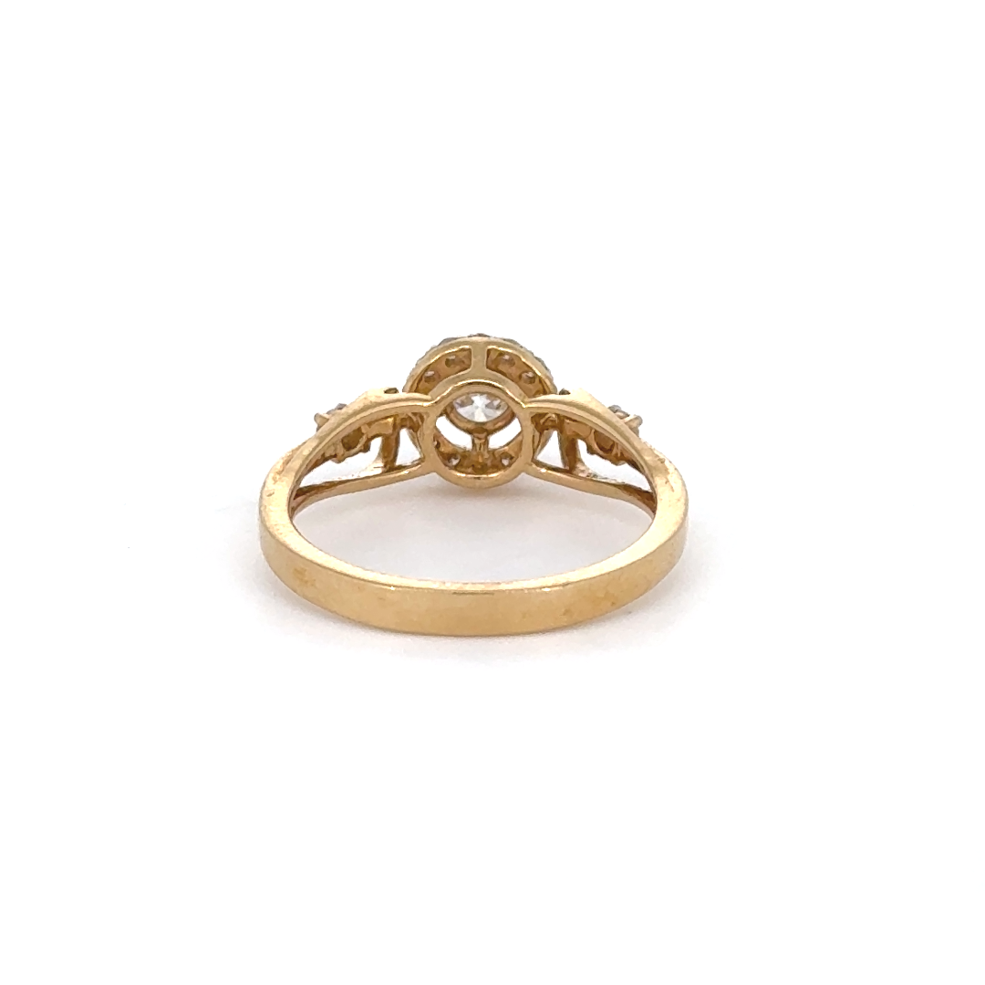 Regal Link Sparkle Lab Grown Diamond Ring