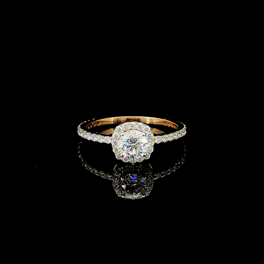 Celestial Crown Solitaire Lab Grown Diamond Ring