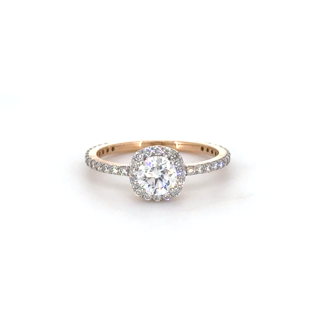 Celestial Crown Solitaire Lab Grown Diamond Ring