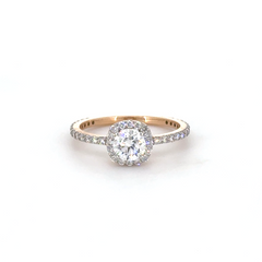 Celestial Crown Solitaire Lab Grown Diamond Ring