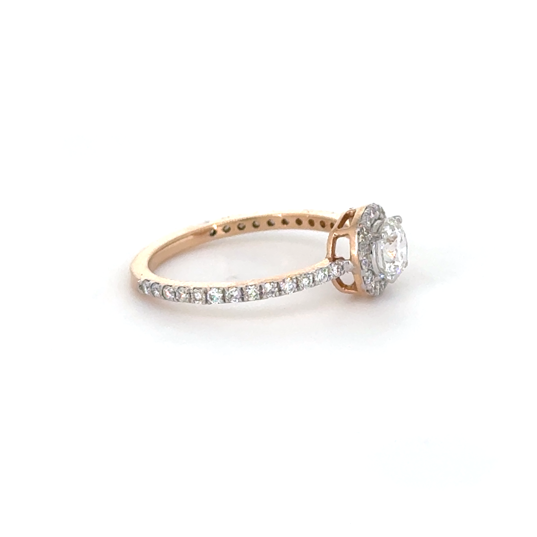 Celestial Crown Solitaire Lab Grown Diamond Ring