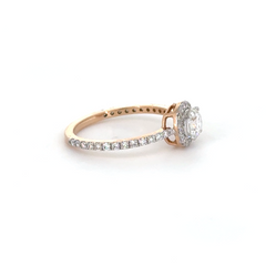 Celestial Crown Solitaire Lab Grown Diamond Ring