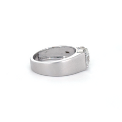 Classic Solitaire Lab Grown Diamond Matte Band
