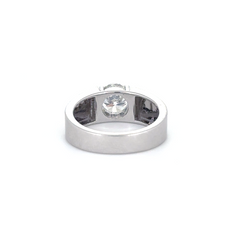 Classic Solitaire Lab Grown Diamond Matte Band